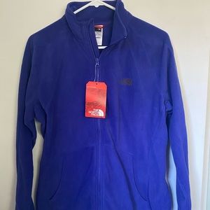 Fleece North Face zip up jacket